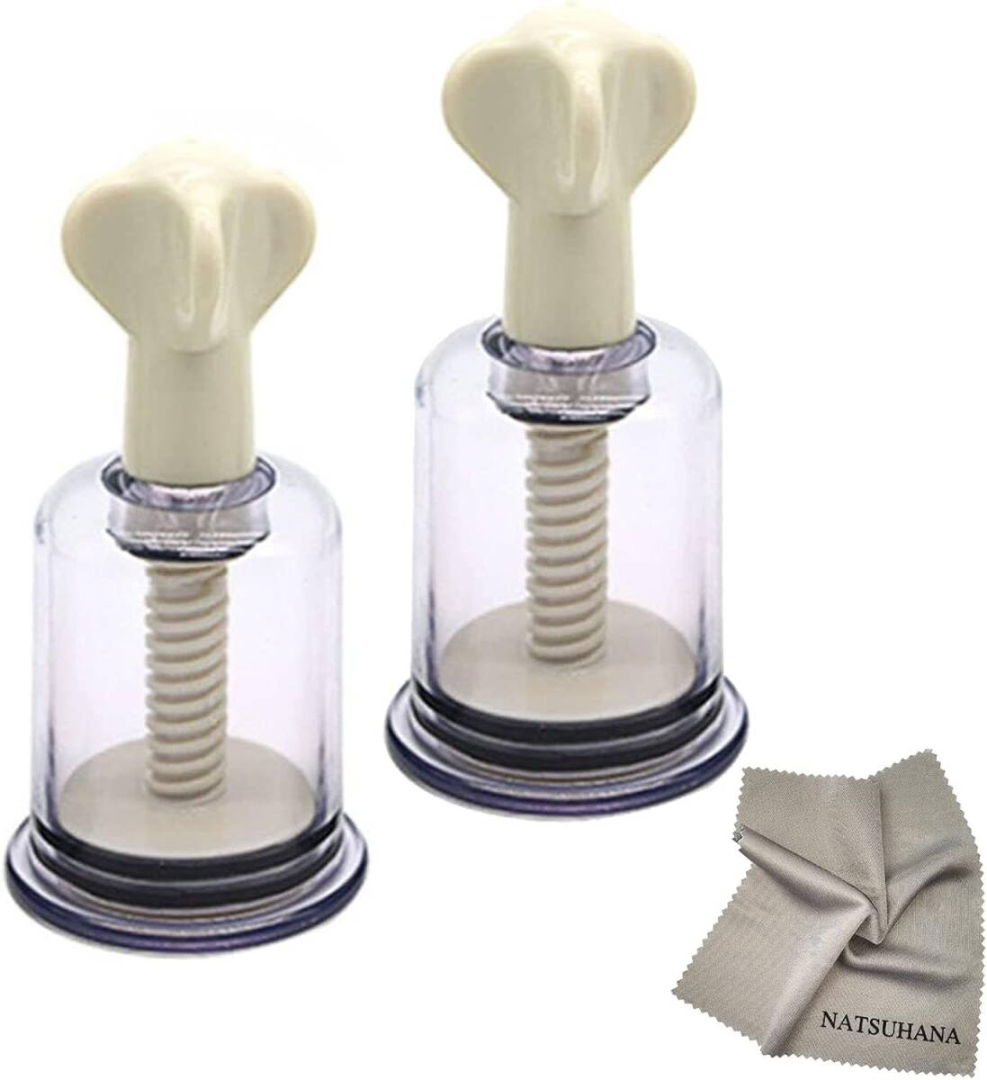 ニップルサッカー 乳首 吸引器 陥没乳首専用 拭き付き 2個セット 内径3.9cm 授乳サポート ケア用品 母乳ケア 授乳補助 シリコン製 衛生的拍卖