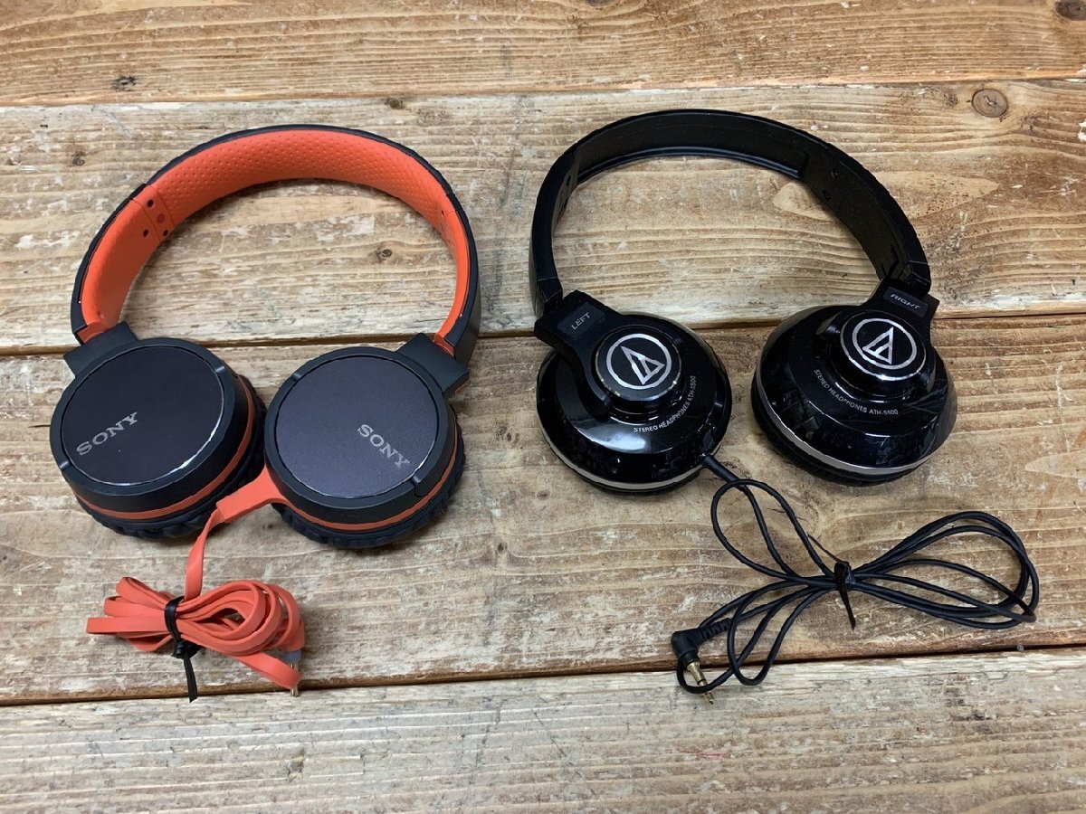 【N2-2731】ストリートモニタリングヘッドフォン ATH-S500 SONY MDR-ZX660 ヘッドホン セット 現状品 東京引取可 同梱可【千円市場】拍卖