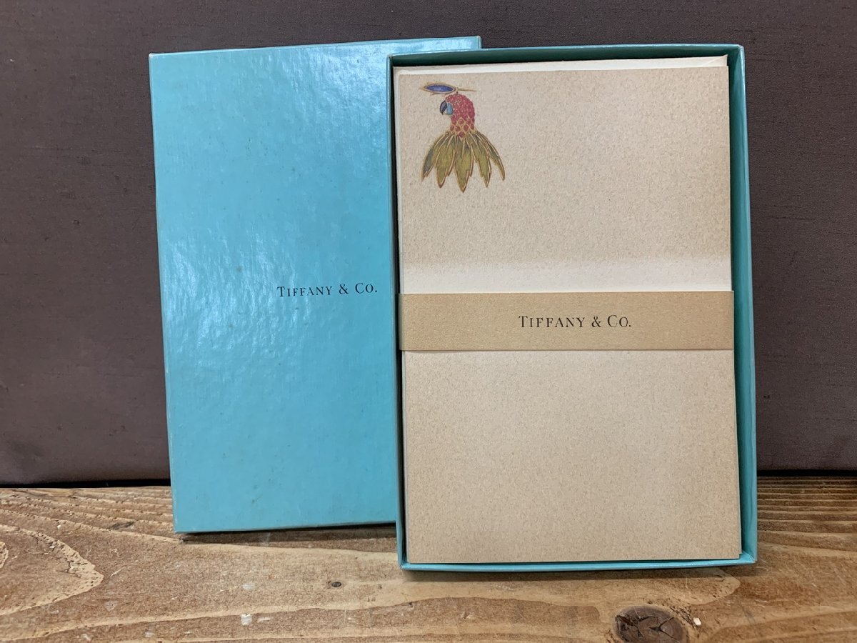 【NF-4349】未使用 TIFFANY&Co ティファニーレターセット メッセージカード/封筒 ノベルティ 同梱可【千円市場】拍卖