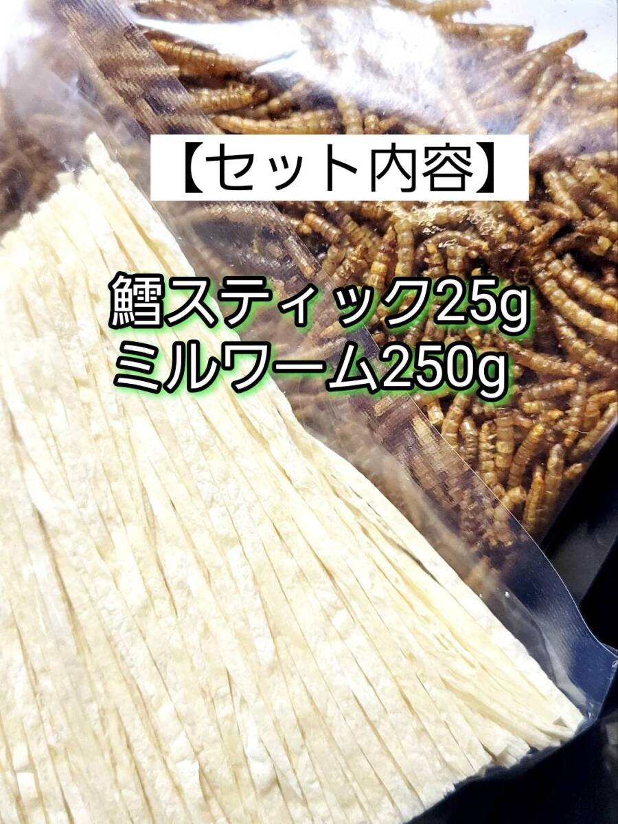 鱈スティック25g 乾燥ミルワーム250g 鳥類 小動物 爬虫類 両生類 ハリネズミハムスター等 小動物 フィッシュスティック拍卖