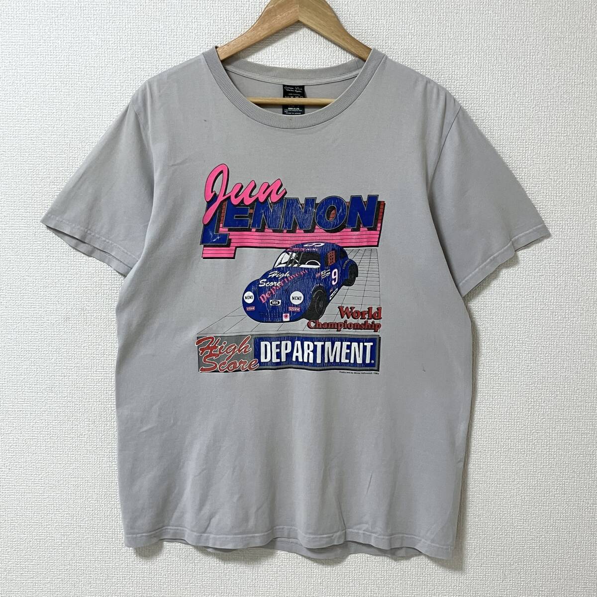 本人期 限定 NumberNine × N.HOOLYWOOD Tシャツ グレー 3サイズ ナンバーナイン エヌハリウッド Tee 初期 archive 5070481拍卖