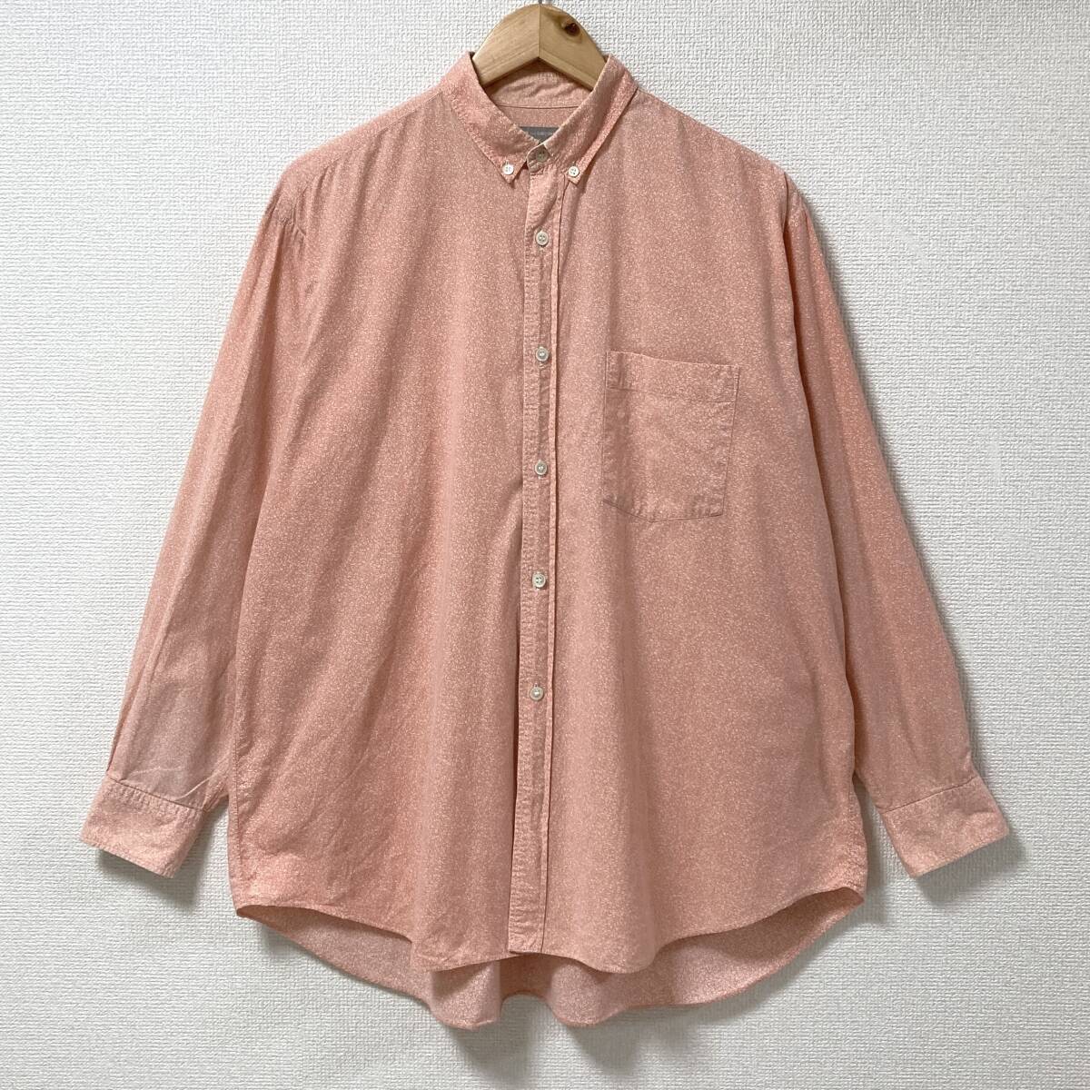 80s 90s 田中オム COMME des GARCONS HOMME 総柄 長袖 ボタンダウン シャツ オーバーサイズ コムデギャルソンオム VINTAGE archive 5070479拍卖