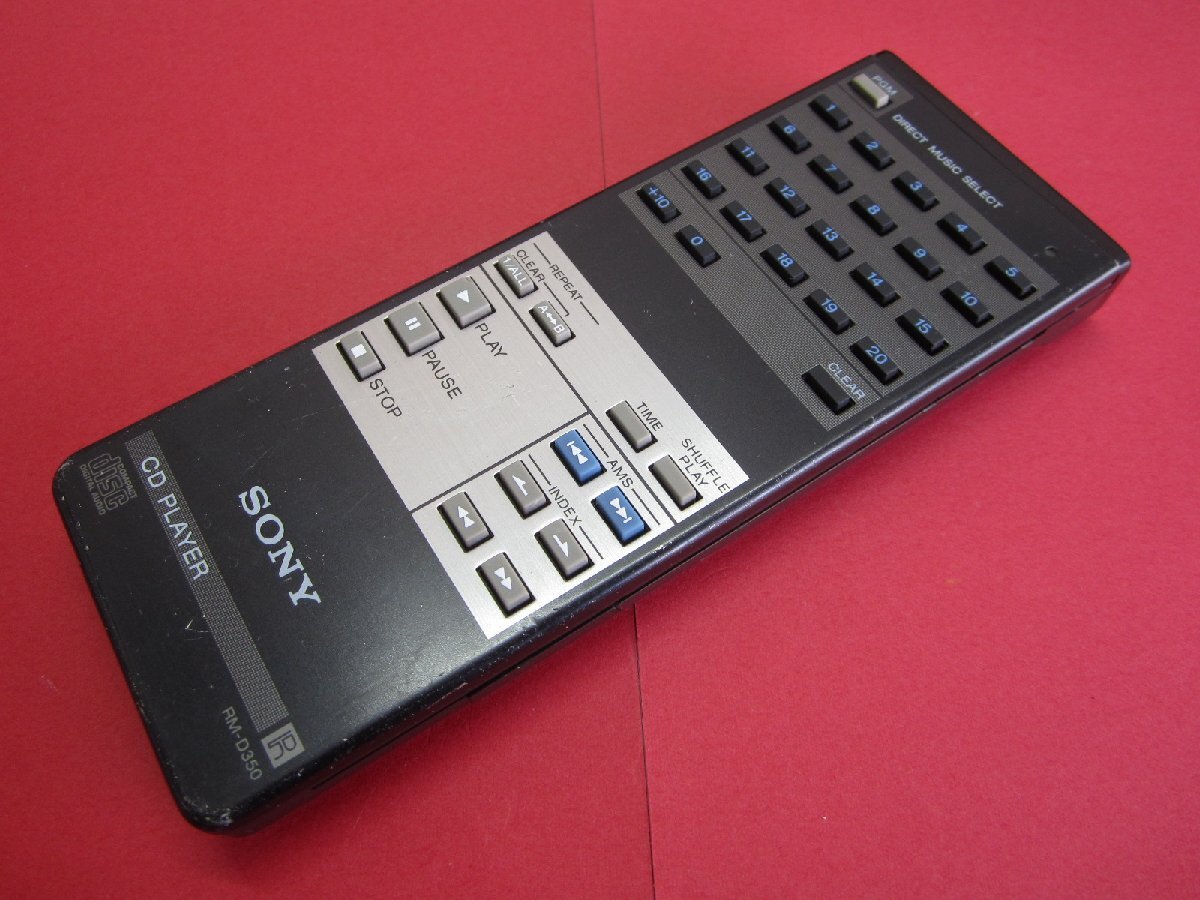 RAA-2■SONY (CDP-203 用) CDプレイヤー CDデッキ オーディオリモコン RM-D350 動作保証拍卖
