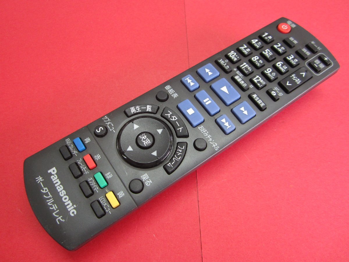 RAA-3■Panasonic (DMP-HV150 DMP-HV200 等用) ポータブルテレビ リモコン N2QAYB000665 動作保証拍卖