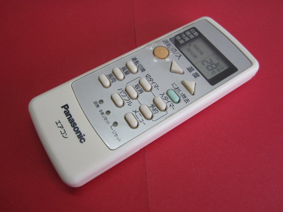 RAA-4■パナソニック 保護フィルム付 (CS-H229A-W H229A-C 229TB-W 289TB-W 369TB2 25KHE6) エアコンリモコン A75C3286 動作保証拍卖