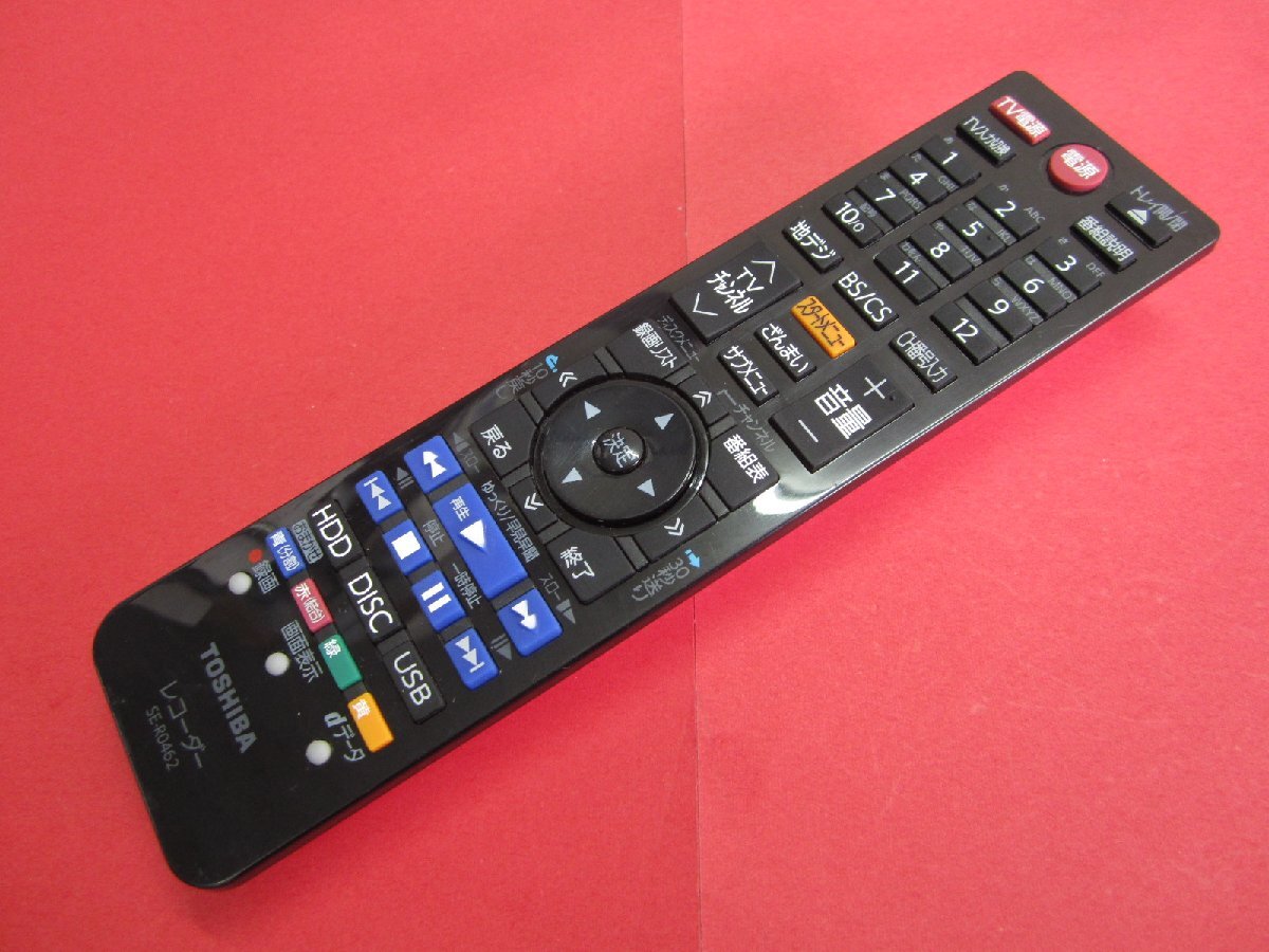 RAA-5■東芝 (DBR-Z610 DBR-Z620 専用) レグザレコーダーリモコン 純正 SE-R0462 動作保証拍卖