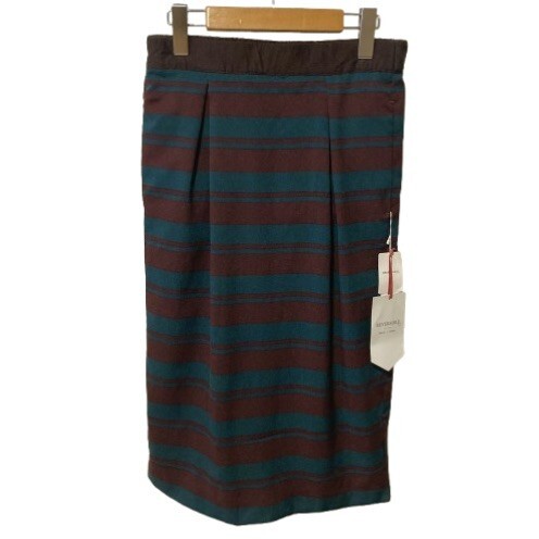 送料込み 未使用■リルニーナ/lil nina■ウエストゴム入り リバーシブル スカート Mサイズ拍卖