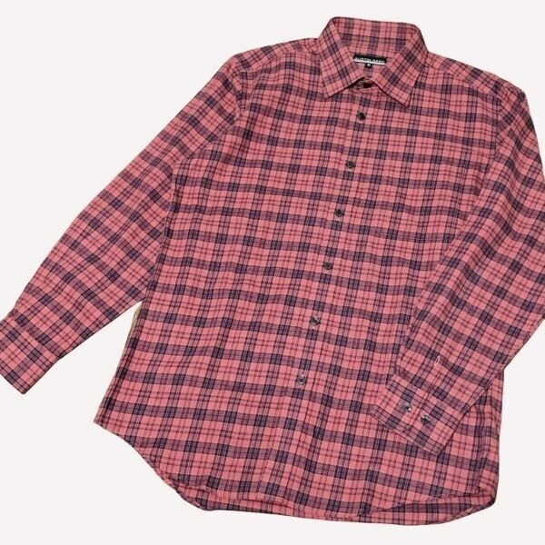 送料込み■オースチンリード/AUSTIN REED ■コットン素材 チェック柄 ネルシャツ メンズ Mサイズ拍卖