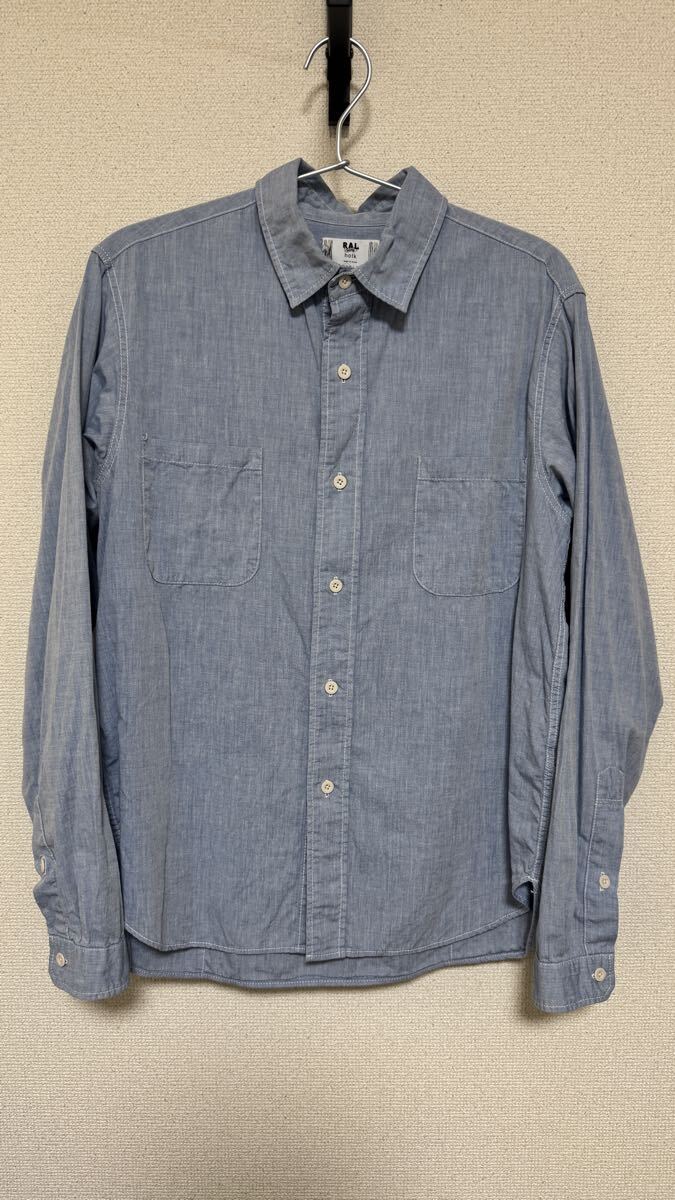 【 RAL / ラル 】Player Shirt Chambray(プレイヤー シャツ シャンブレー)サークルズ Circles拍卖