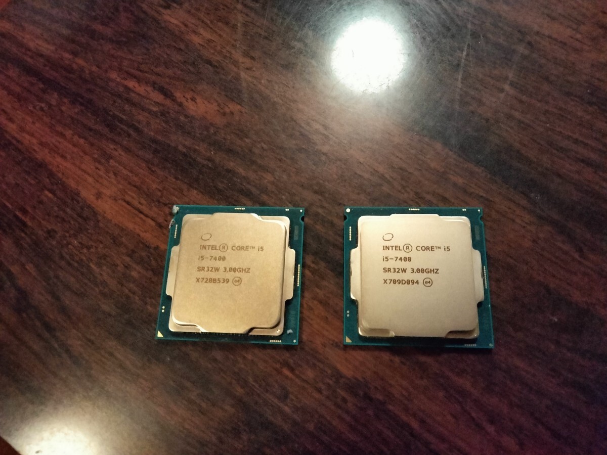 i5 7400 2個と H110マザボ2枚のセット拍卖