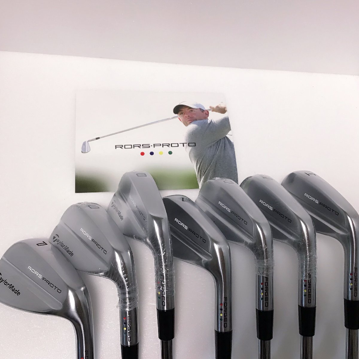 テーラーメイド RORS PROTO 4~PW 7本セット ツアーイシュー ウェイトロック X100拍卖