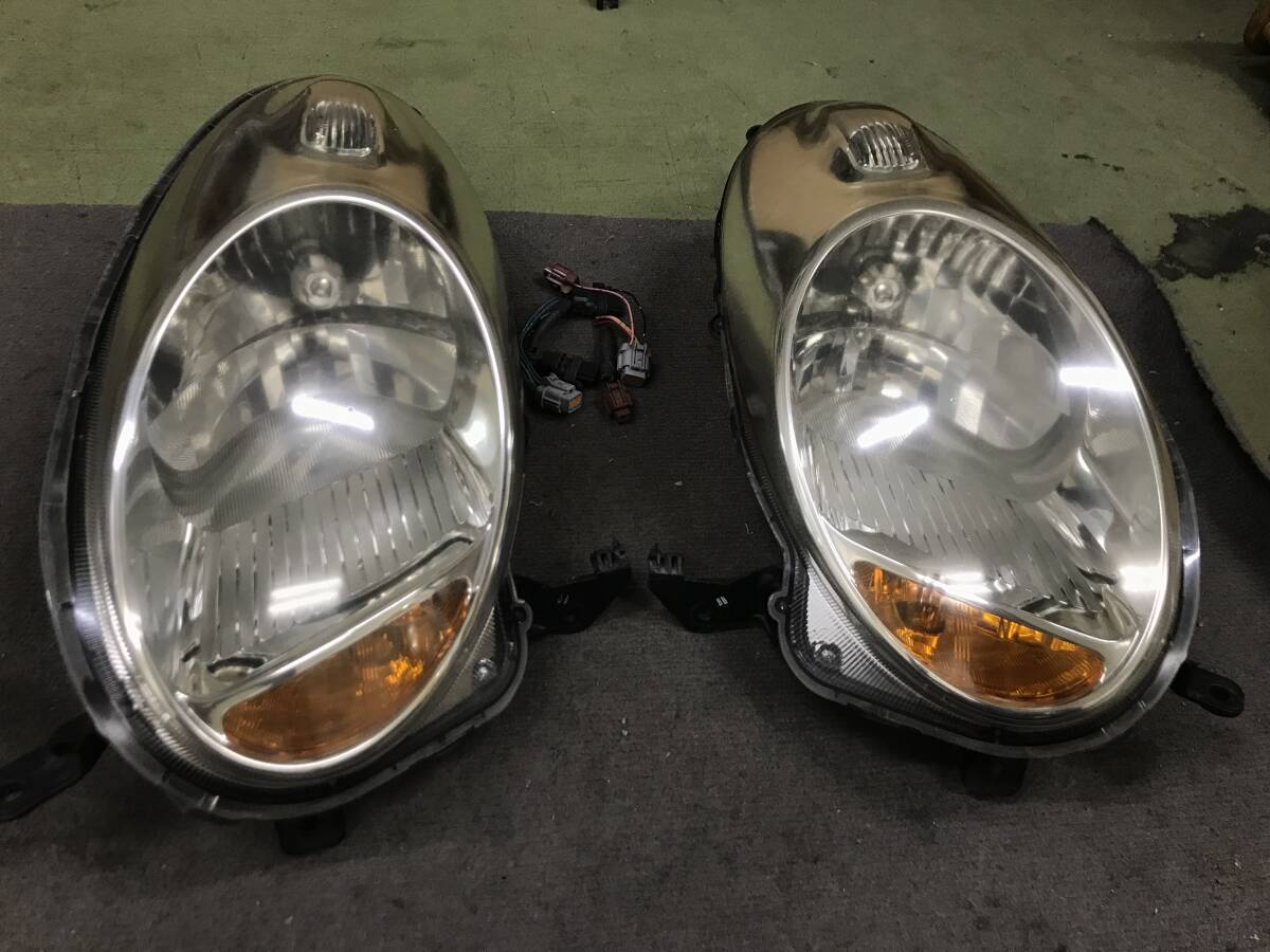 AK12マーチ 12E 後期 IMPULマーチ ヘッドライト左右セット PIAA LED付拍卖