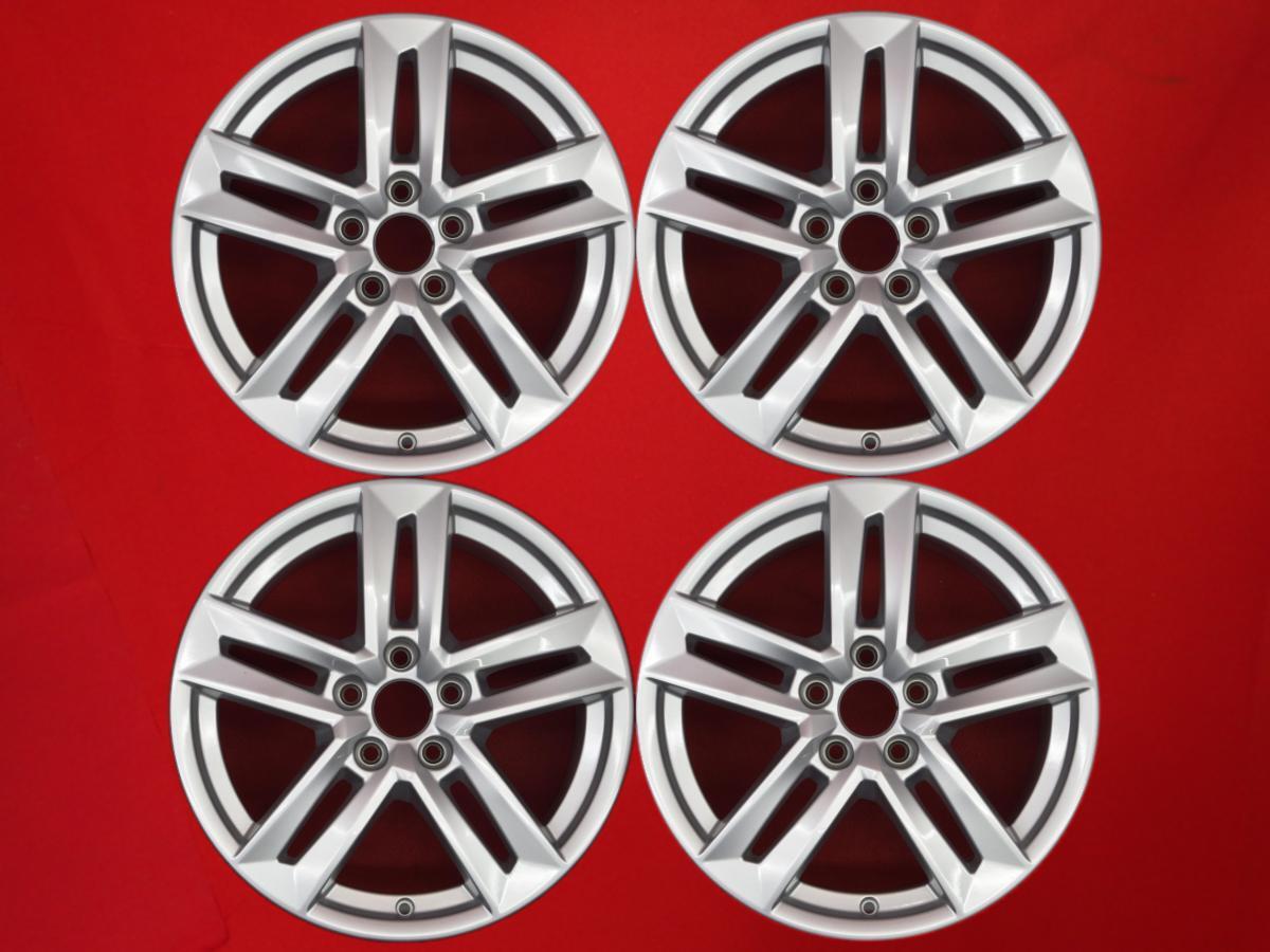 AUDI アウディ A5 S5 8W 純正 5エアロスポーク 中古ホイール 4本 7J 17インチ PCD112 5穴 +42 ハブ66.5 8W0601025P aa17拍卖