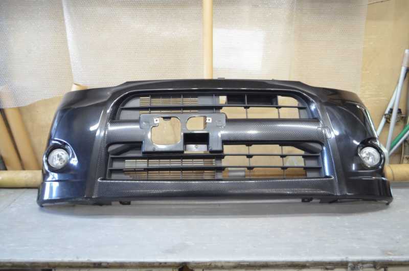 ムーブ X 前期(LA100S) 純正 破損無 取付OK フロントバンパー フォグライト付 X07 52119-B2A10 /52101-B2170-C0 k092280拍卖