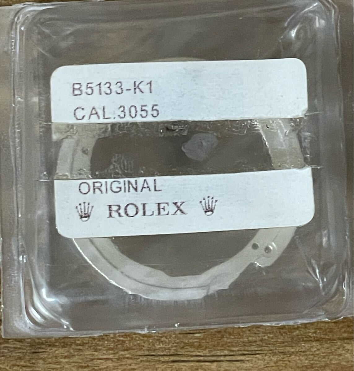 ロレックス純正オリジナルパーツcal3055カレンダーディスクプレート未使用拍卖