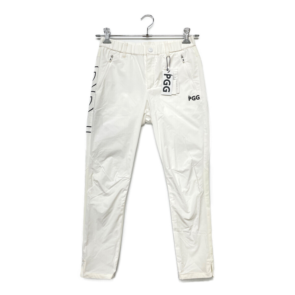 coco 未使用品【値下げ】 ピージージー PGG レディース パンツ 0(S) 白 ホワイト ストレッチ レターパックプラス発送可 K019726拍卖