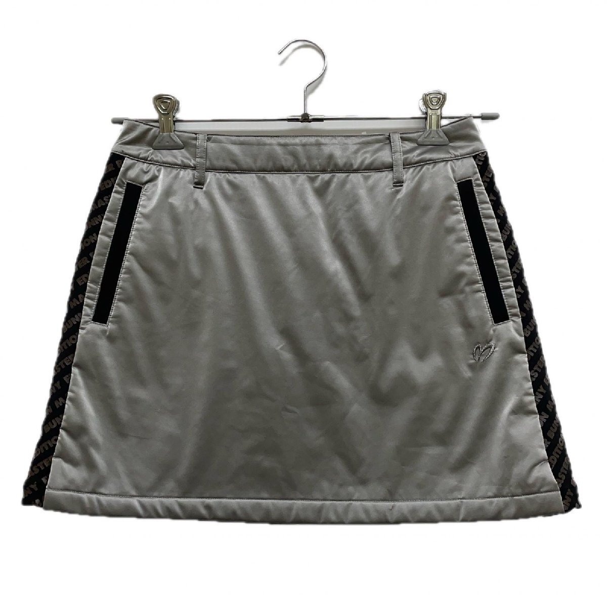 coco 中古 マスターバニーエディション レディース スカート 0(S) シルバー ロゴ総柄 中綿入り レターパックプラス発送可 K021853拍卖