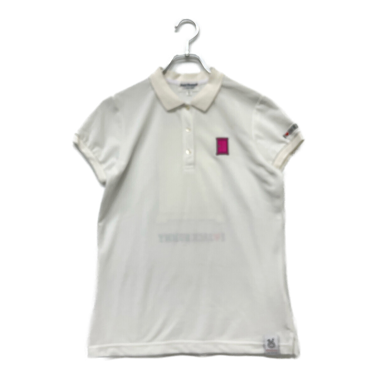 coco 中古【値下げ】 ジャックバニー Jack Bunny!! レディース 半袖ポロシャツ 1(M) 白 ホワイト ドラえもんコラボ ネコパケ発送可 K6210拍卖