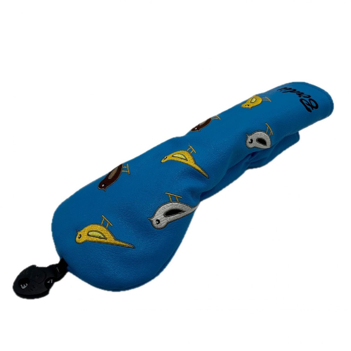 coco 中古 ヘッドカバー ブルー アリエンナナゴルフ Aliennana フェアウェイウッド用 バディ 鳥柄 レターパックプラス発送可 118463拍卖