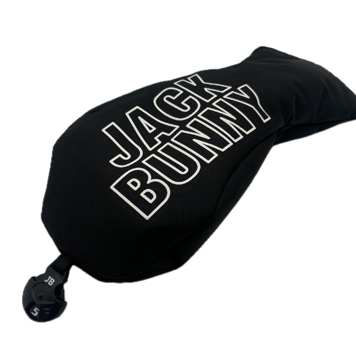 coco 中古 ジャックバニー Jack Bunny!! ヘッドカバー ブラック フェアウェイウッド用 ロゴプリント レターパックプラス発送可 K021567拍卖