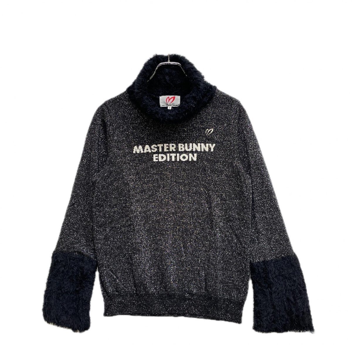 coco 中古 マスターバニーエディション レディース セーター 2(L) 黒系 長袖 タートルネック ファー レターパックプラス発送可 121305拍卖