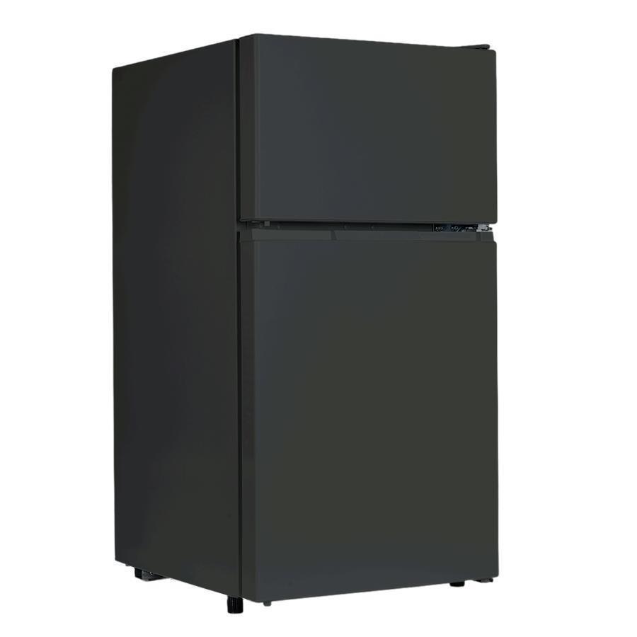新品*冷蔵庫 一人暮らし 冷凍冷蔵庫 2ドア 小型 90L 家庭用 上段冷凍庫 冷蔵室 65L 冷凍室 25L 奥行50cm 黒 2885拍卖