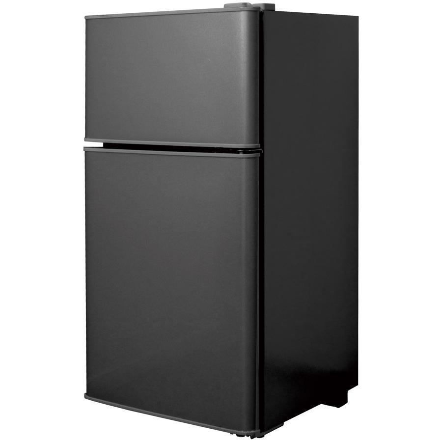 冷蔵庫 一人暮らし 冷凍冷蔵庫 2ドア 小型 家庭用 上段冷凍庫 業務用 60L 冷蔵室 38L 冷凍室 22L 霜取り 2896 黒拍卖