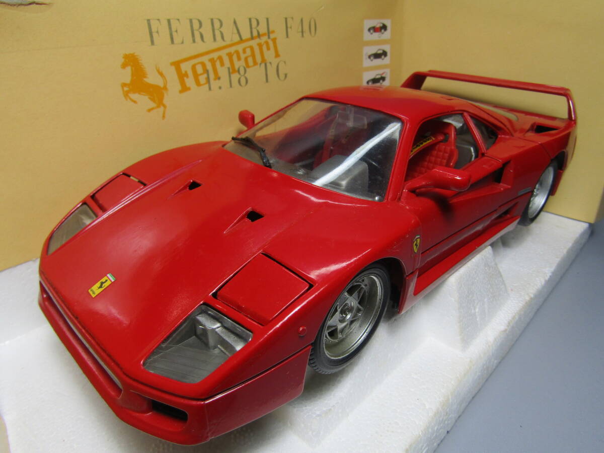 Ferrari F40 1/16 フェラーリ 1987 リトラクタブル開閉 ENZO PININFARINA ピニンファリーナ V12 Made in Italy Tonka Polistil 1/18とも良拍卖