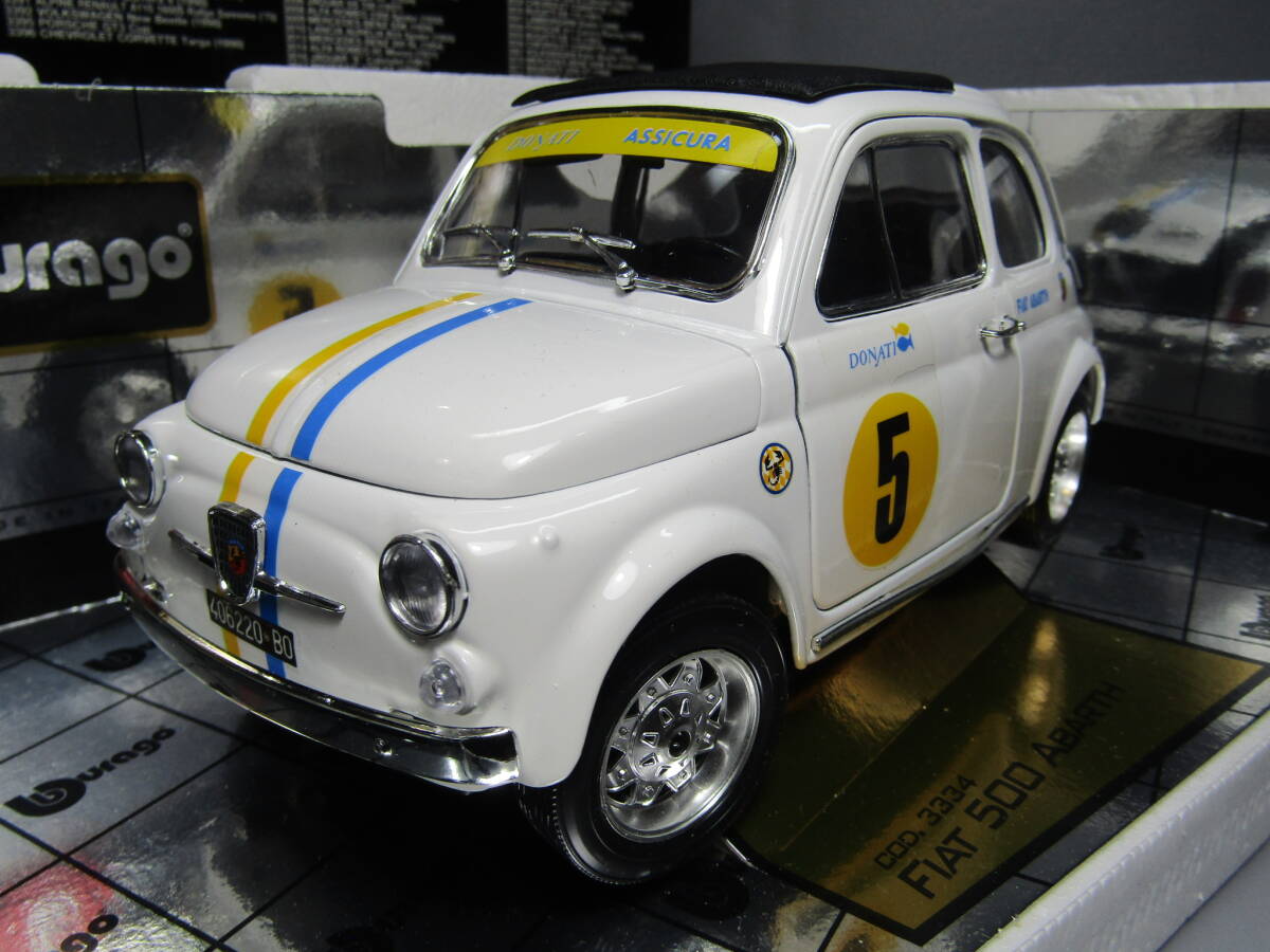 FIAT ABARTH 500 1/16 アバルト フィアット Fiat500 イタリア製 #5 NUOVA 500 アバルト Made in Italy 500L 595 695 SS ABARTH 1/18とGood拍卖