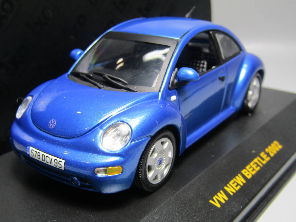 VW フォルクス ワーゲン 1/43 New Beetle ニュー ビートル 2002 Volkswagen Metal Blue ixo イクソ製品 メタルブルー New Bee 拍卖