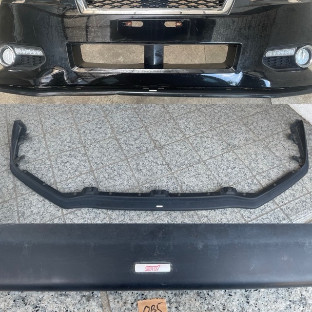 ★☆後期 スバル レガシィ BRG BMM BRM BR9 BM9用純正オプションoption STIフロントリップスポイラー☆★拍卖