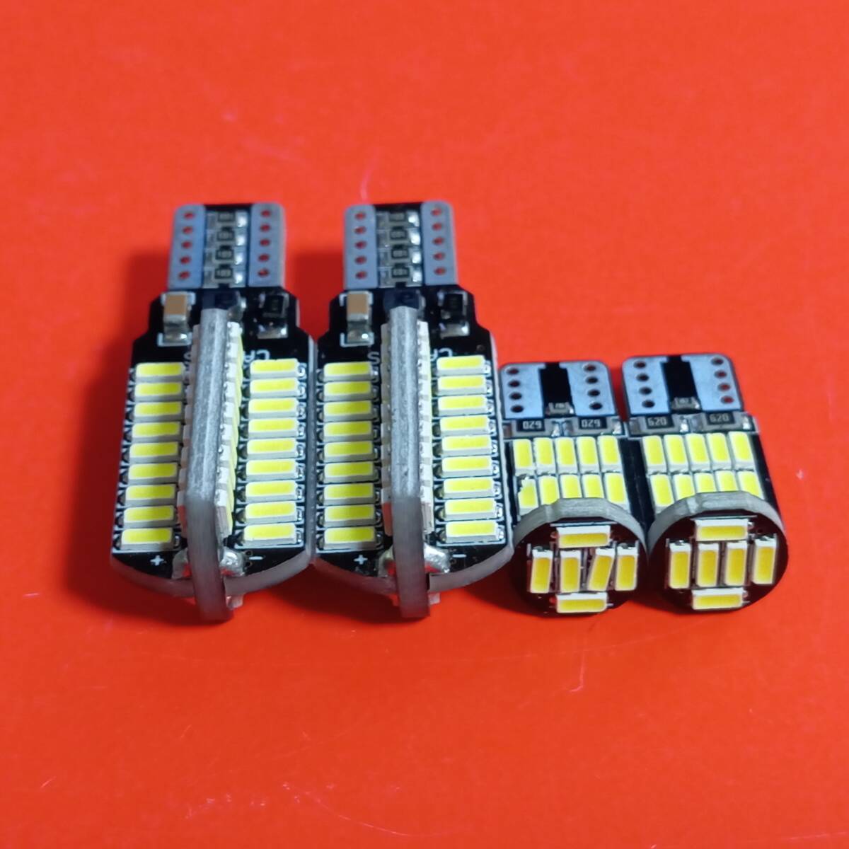 ハイエース レジアスエース 200系 1 2 3 4 5 6型 爆光!バックランプ スモール ポジション球 T10 T16 LED4点セット ホワイト /72/26拍卖