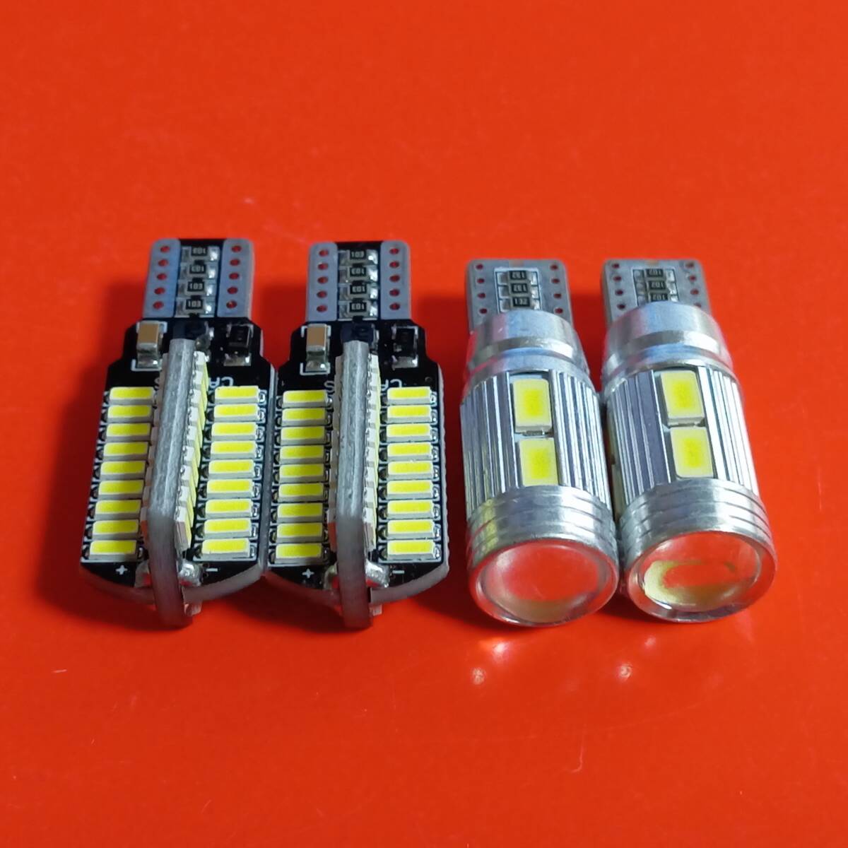 アルファード ヴェルファイア 10系 20系 超爆光!LED ポジション球 スモールライト バックランプ 4個セット T10 T16 ホワイト /72/10拍卖