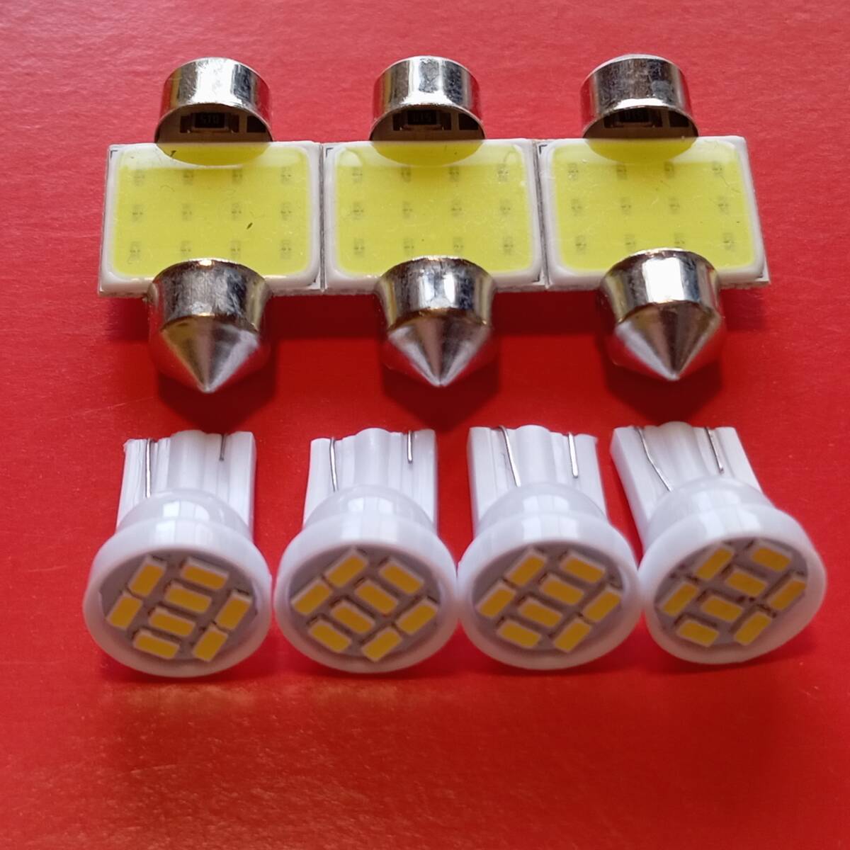 JF1/2 NBOX 前期 超爆光! T10 LED ルームランプ ナンバー灯 スモール 7個セット ホワイト ホンダ N-BOX /t31/8拍卖