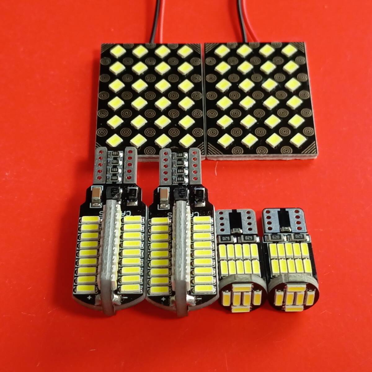 ワゴンR スティングレー MH34S MH44S MH35S MH55S 超爆光!T10 LED ルームランプ バックランプ ナンバー灯 6点セット ホワイト /s24/72/26拍卖