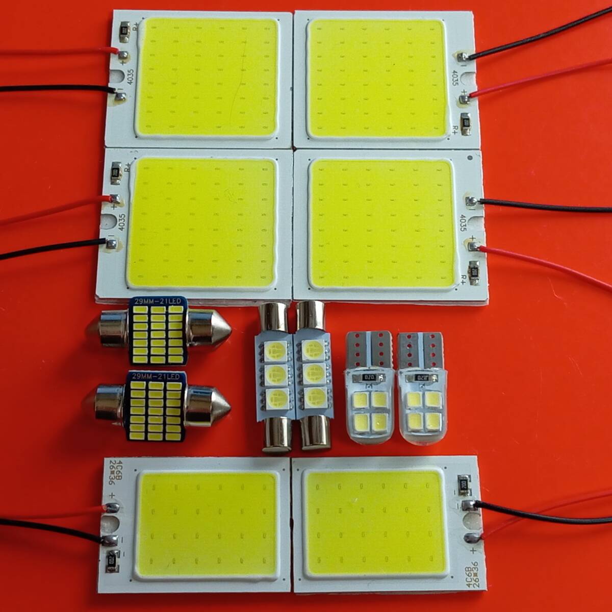 デリカ D5 CV5W 前期 CV2W 前期 超爆光! T10 LED ルームランプ COB 全面発光 12個セット ホワイト 三菱 /c48/c24/c8/f3/t28拍卖