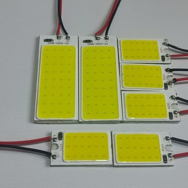 10系 アルファード 超爆光!T10 LED ルームランプ COB全面爆光 7個セット ホワイト トヨタ /c36/c18拍卖