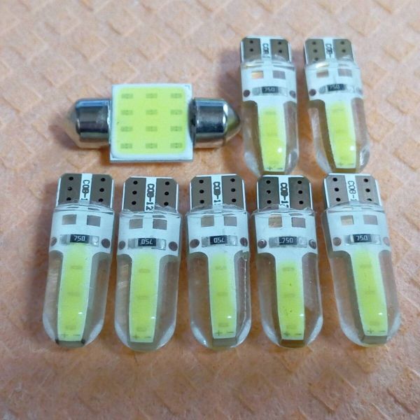 bB QNC20 21 爆光! T10 LED ルームランプ スモール ナンバー灯 8個セット ホワイト トヨタ /c3/t31拍卖