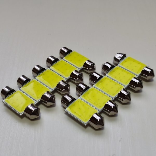 LED ナンバー灯 ルームランプ T10×41mm 10個 キャンセラー付 ベンツ/BMW/アウディ/ミニ/ワーゲン/レクサス ラゲッジランプ /t41拍卖