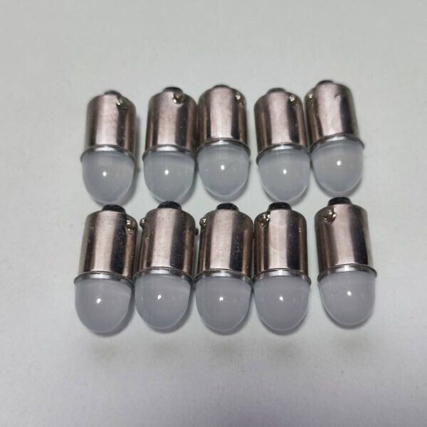 限定1セット!100個 角マーカー用 BA9S 12V 24V レンズ LED 電球 グリーン 緑 デコトラ拍卖