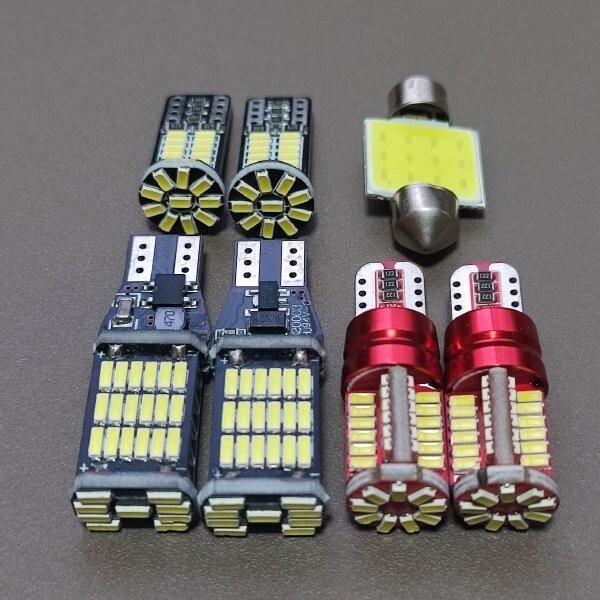 爆光!ロードスター NC系 バックランプ 車幅灯 ナンバー灯 7個セット T10 LED ホワイト マツダ /45/57/34/t31拍卖