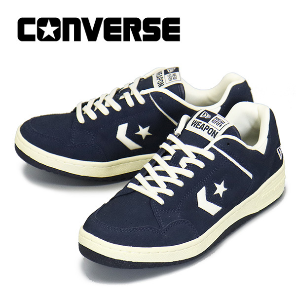 CONVERSE (コンバース) 33701950 ウエポン スエード OX/NE スニーカー ネイビー/ホワイト CV122US7.5-25.5cm拍卖