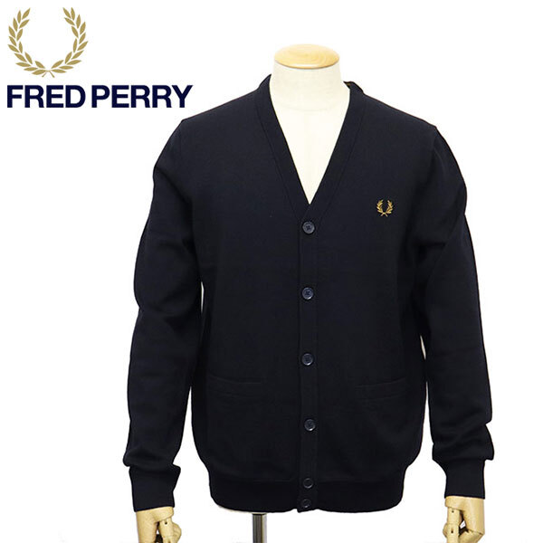 FRED PERRY (フレッドペリー) K9551 Classic Cardigan クラシックカーディガン FP521 795NAVYS拍卖