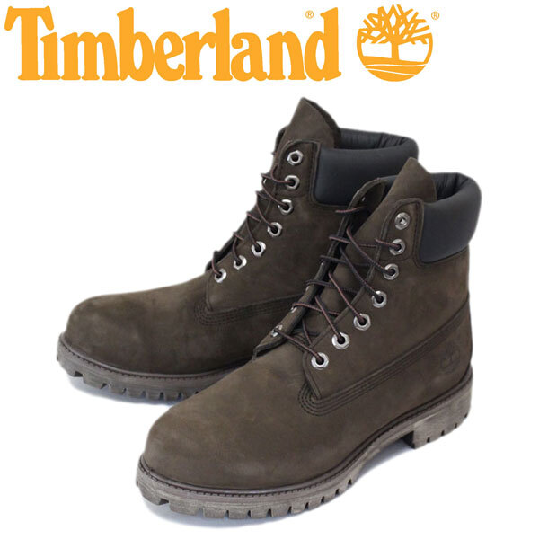 Timberland (ティンバーランド) ICON 10001 6in Premium Boot (アイコン シックスインチ プレミアム レザーブーツ) ダークチョコレート ヌ拍卖