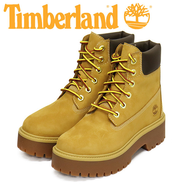 Timberland (ティンバーランド) A5RJD HRTG PLTFRM 6IN WP 6インチプレミアムウォータープルーフ プラットフォーム ブーツ レディース Whea拍卖