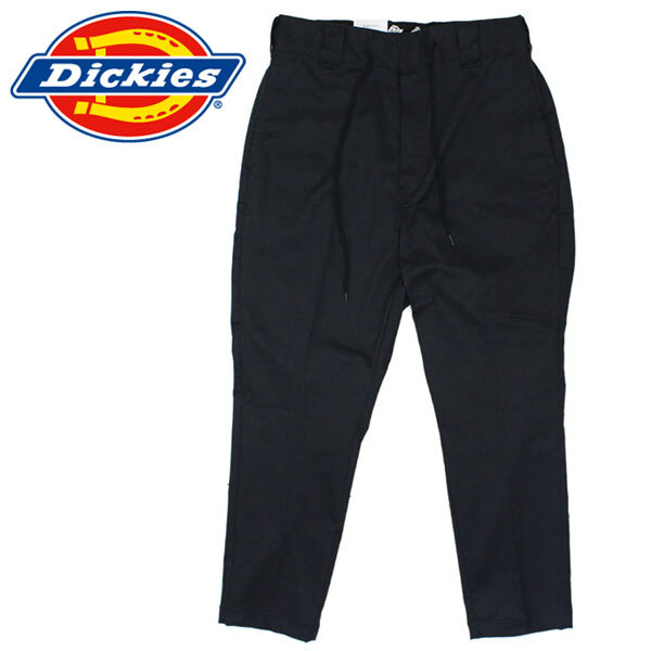Dickies (ディッキーズ) 181M40WD16 TCストレッチテーパードアンクルイージーパンツ 8分丈 DK005 BKブラック L拍卖