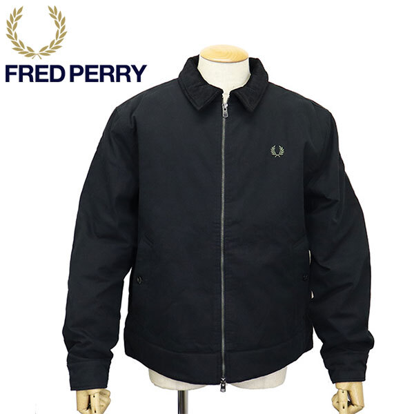 FRED PERRY (フレッドペリー) J8535 Cotton Caban Jacket ジャケット 184 BLACK FP552L拍卖