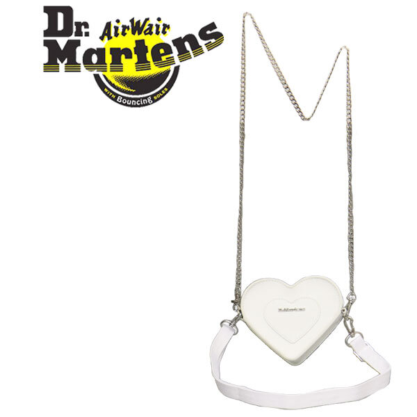 Dr.Martens (ドクターマーチン) AD092100 MINI HEART BAG ミニ ハート ショルダーバッグ OPTICAL WHITE拍卖