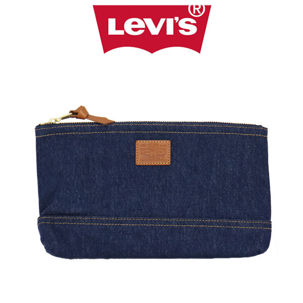 Levi's (リーバイス) 0020A0000 SMALL POUCH スモール デニムポーチ DENIM LV044拍卖