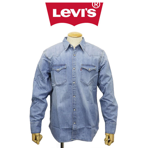 Levi's (リーバイス) 85744-0047 BARSTOW WESTERN ウエスタン デニムシャツ ESTA NOCHEライトインディゴ M LV048拍卖